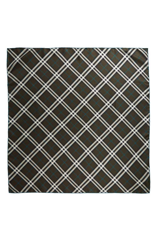 BURBERRY BURBERRY CHECK SQUARE SILK TWILL SCARF