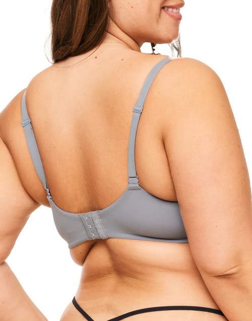 Adore Me Janelle Contour Demi Bra In Dark Grey