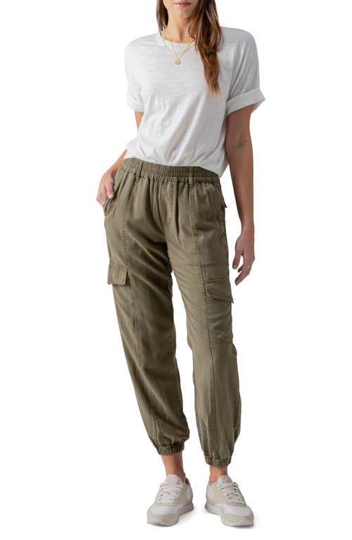 Shop Sanctuary Relaxed Rebel Cargo Joggers In Burnt Oliv