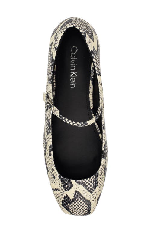 Shop Calvin Klein Emery Mary Jane Flat In Black