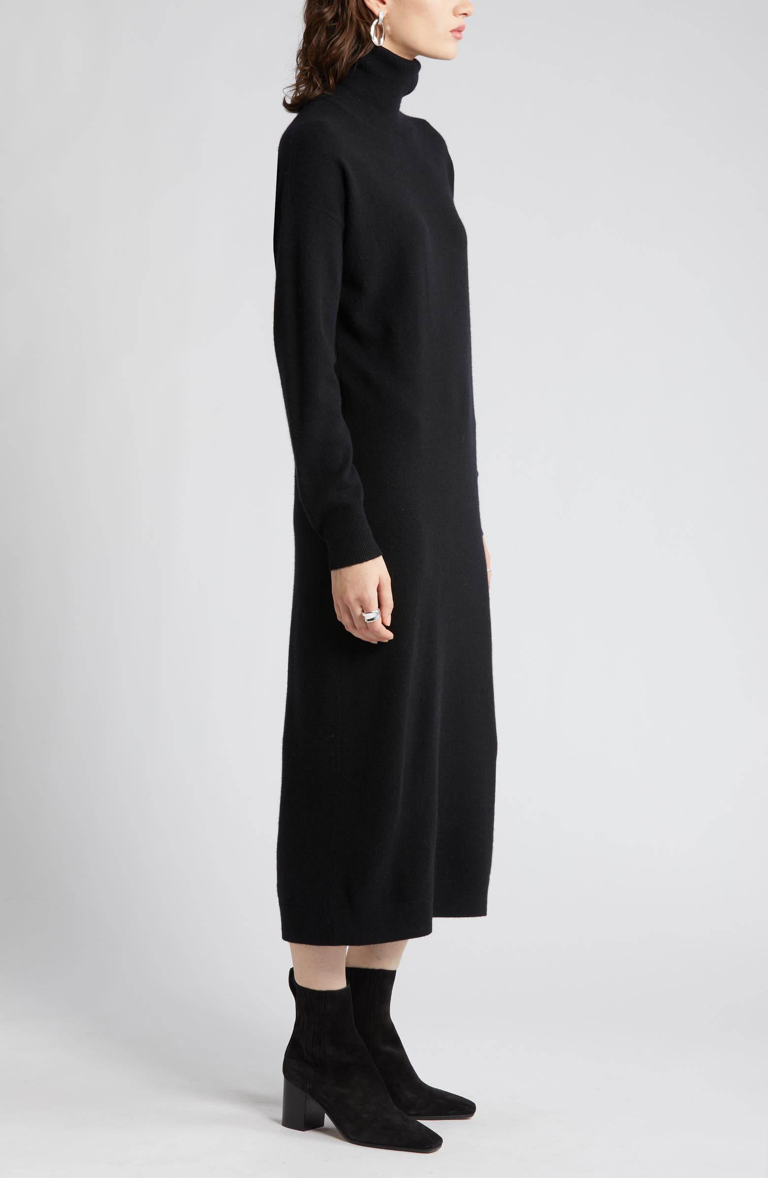 Nordstrom Long Sleeve Wool & Cashmere Sweater Dress | Nordstrom