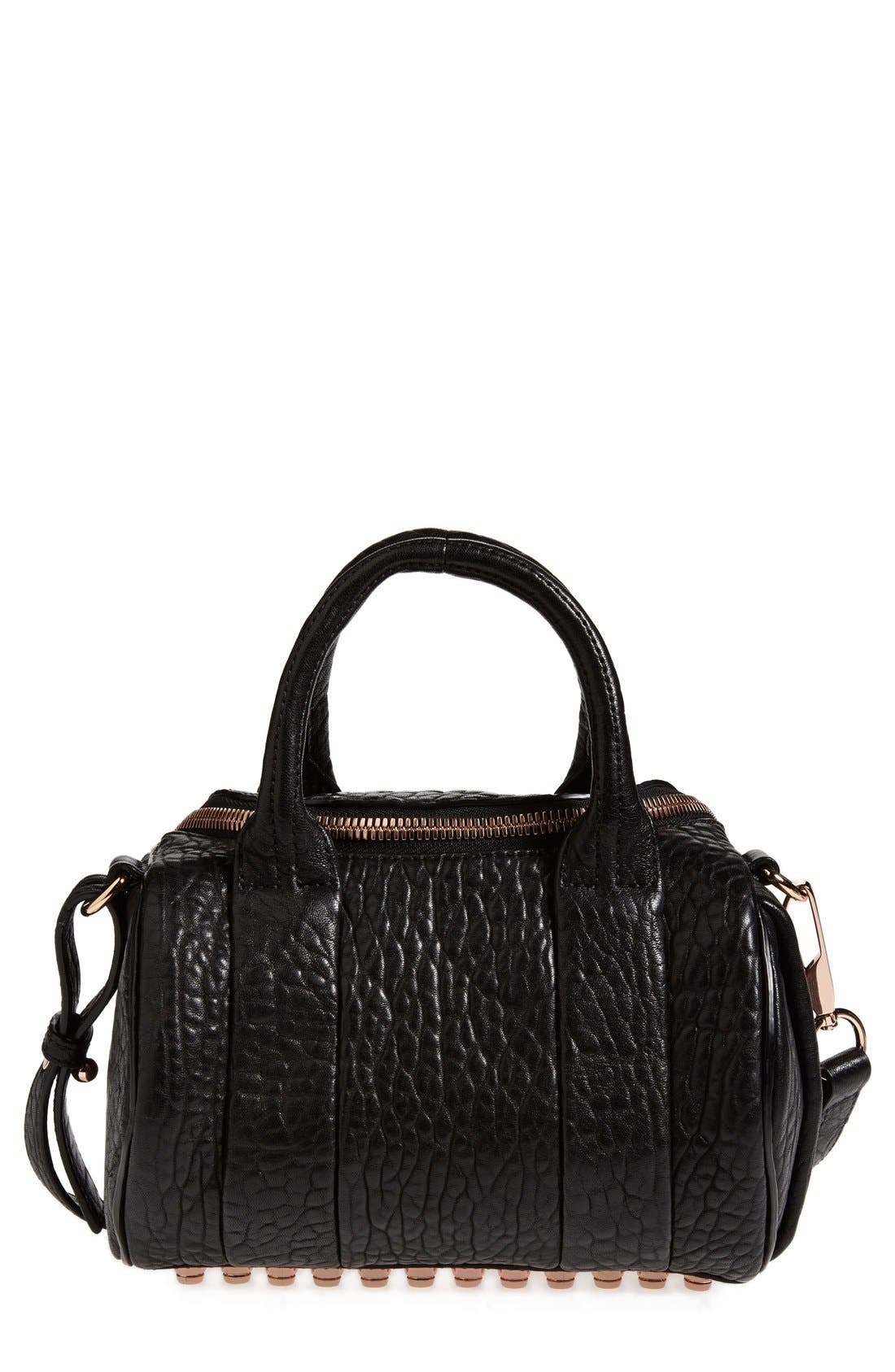 alexander wang mini rockie rose gold