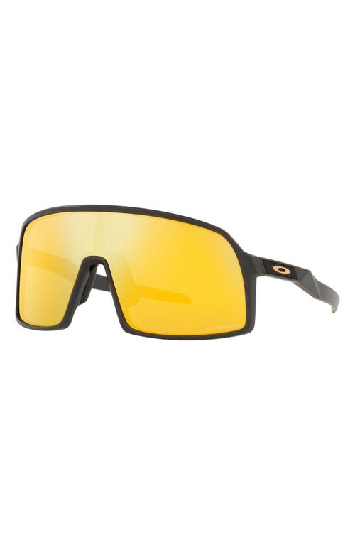 Oakley Shield Sunglasses In Matte Carbon/prizm 24k