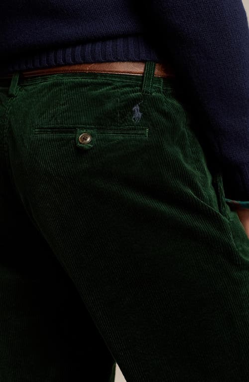 Shop Polo Ralph Lauren Straight Fit Stretch Corduroy Chinos In College Green