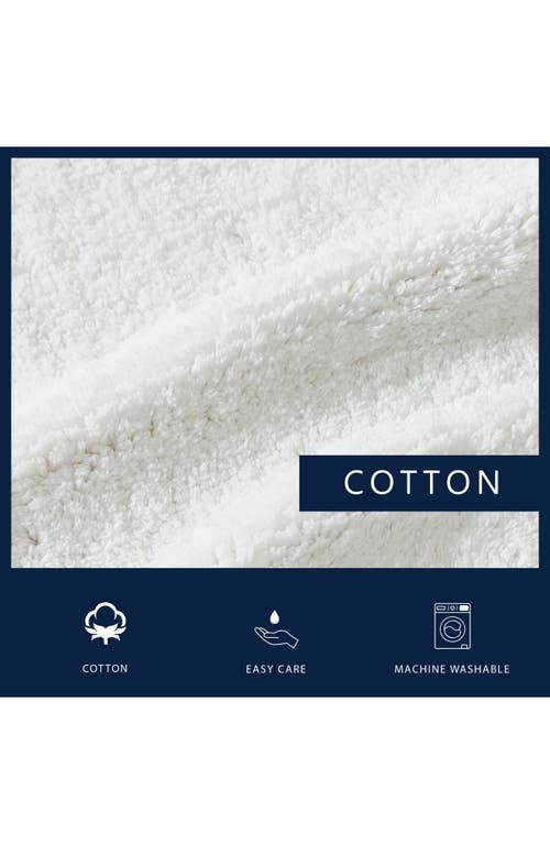 Nautica Peniston Solid Tufted Bath Rug In White