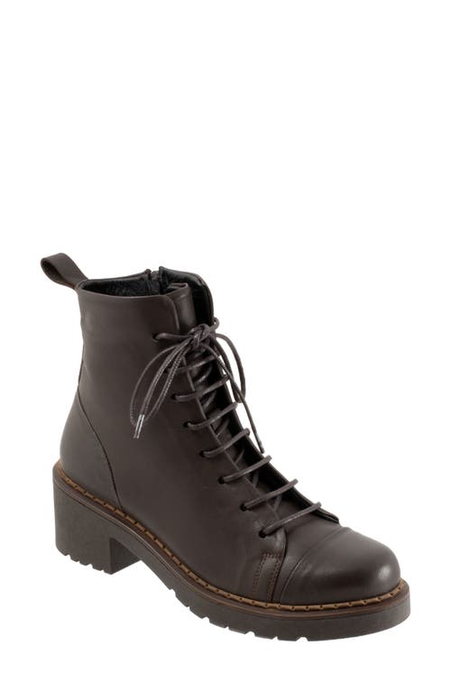 Shop Bueno Nikita Lace-up Boot In Brown