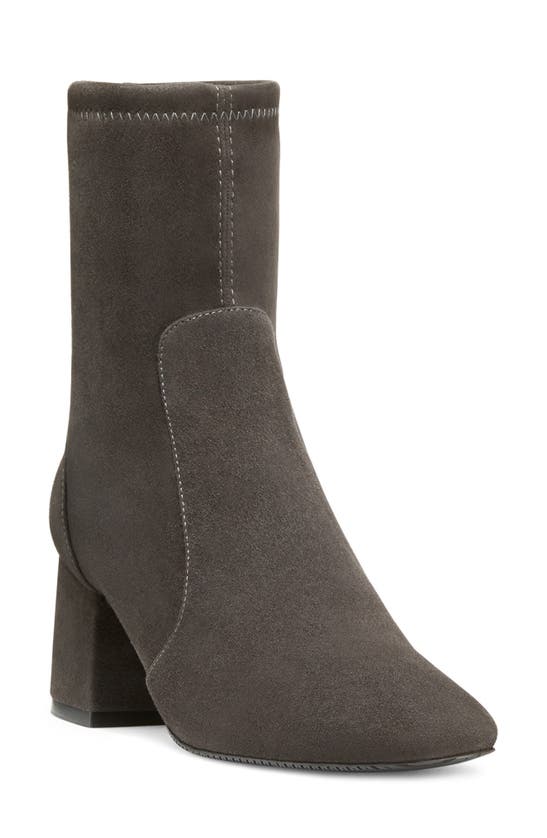 Stuart Weitzman Sleek 60 Sock Bootie In Slate