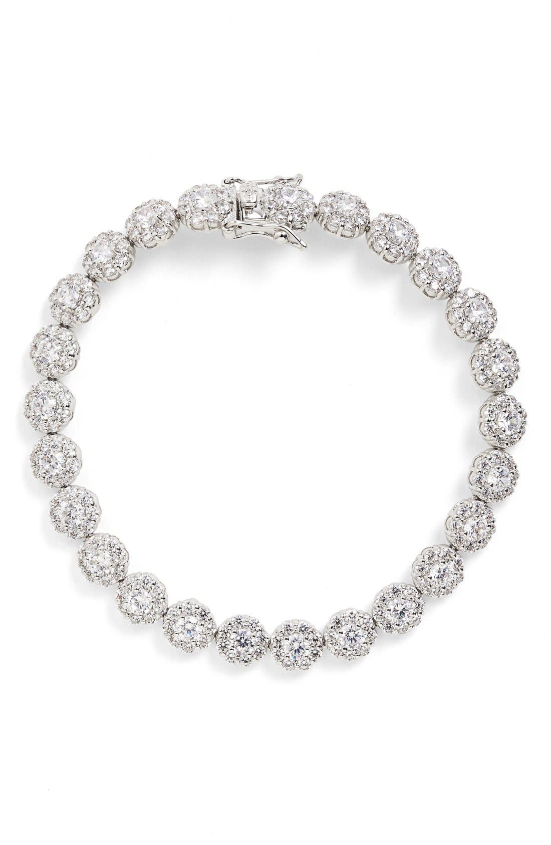 Nina Cubic Zirconia Line Bracelet Nordstrom