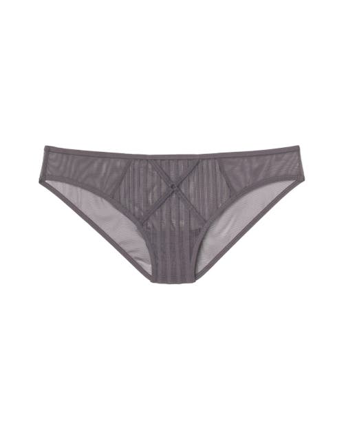 Naia Holly Bikini Panties In Dark Grey