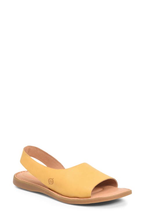 Inlet Sandal in Yellow Leather