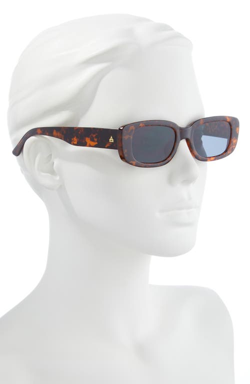 Shop Aire Ceres 51mm Rectangular Sunglasses In Dark Tort