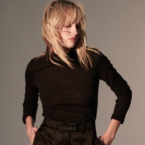 MAJESTIC MAJESTIC FILATURES COTTON CASHMERE LONG SLEEVE TURTLENECK 