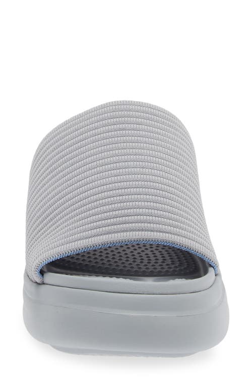 Shop Rag & Bone Brixley Knit Slide Sandal In Grey/blue