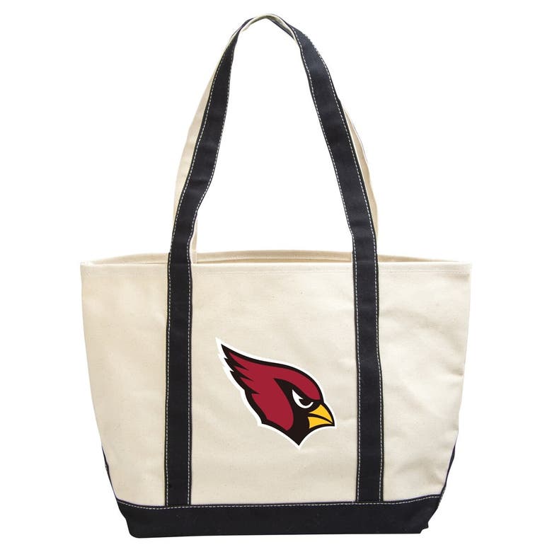 Logo Brands Arizona Cardinals Canvas Tote Bag In Cream