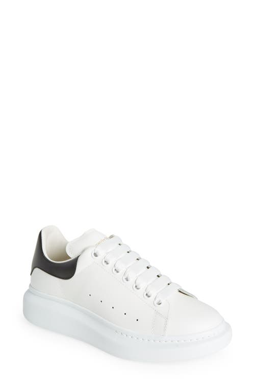 Shop Alexander Mcqueen Oversized Sneaker In White/black