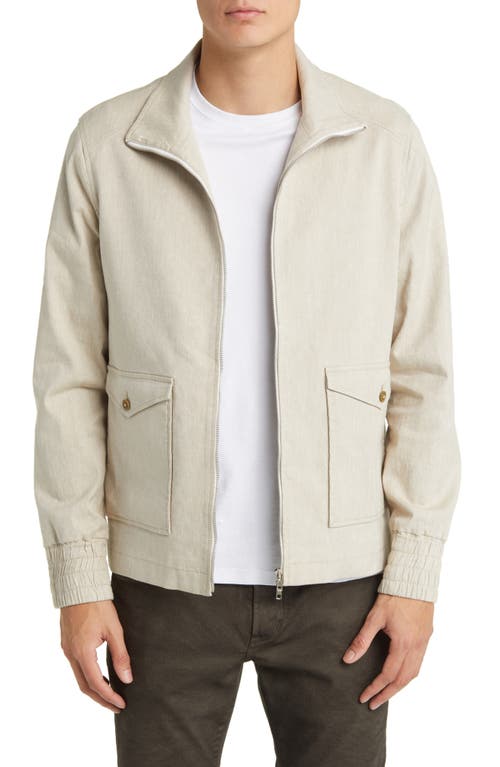 Rodd & Gunn Twin Bridges Linen Blend Jacket in Natural at Nordstrom, Size Small