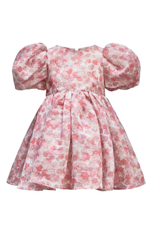 Bardot Junior Kids' Posy Poof Puff Sleeve Party Dress in Posy Ditsy at Nordstrom, Size 3 T