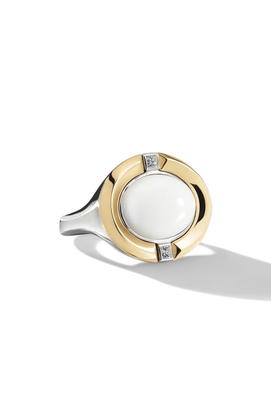Shop Cast The Rebel Signet Ring In Gold/silver