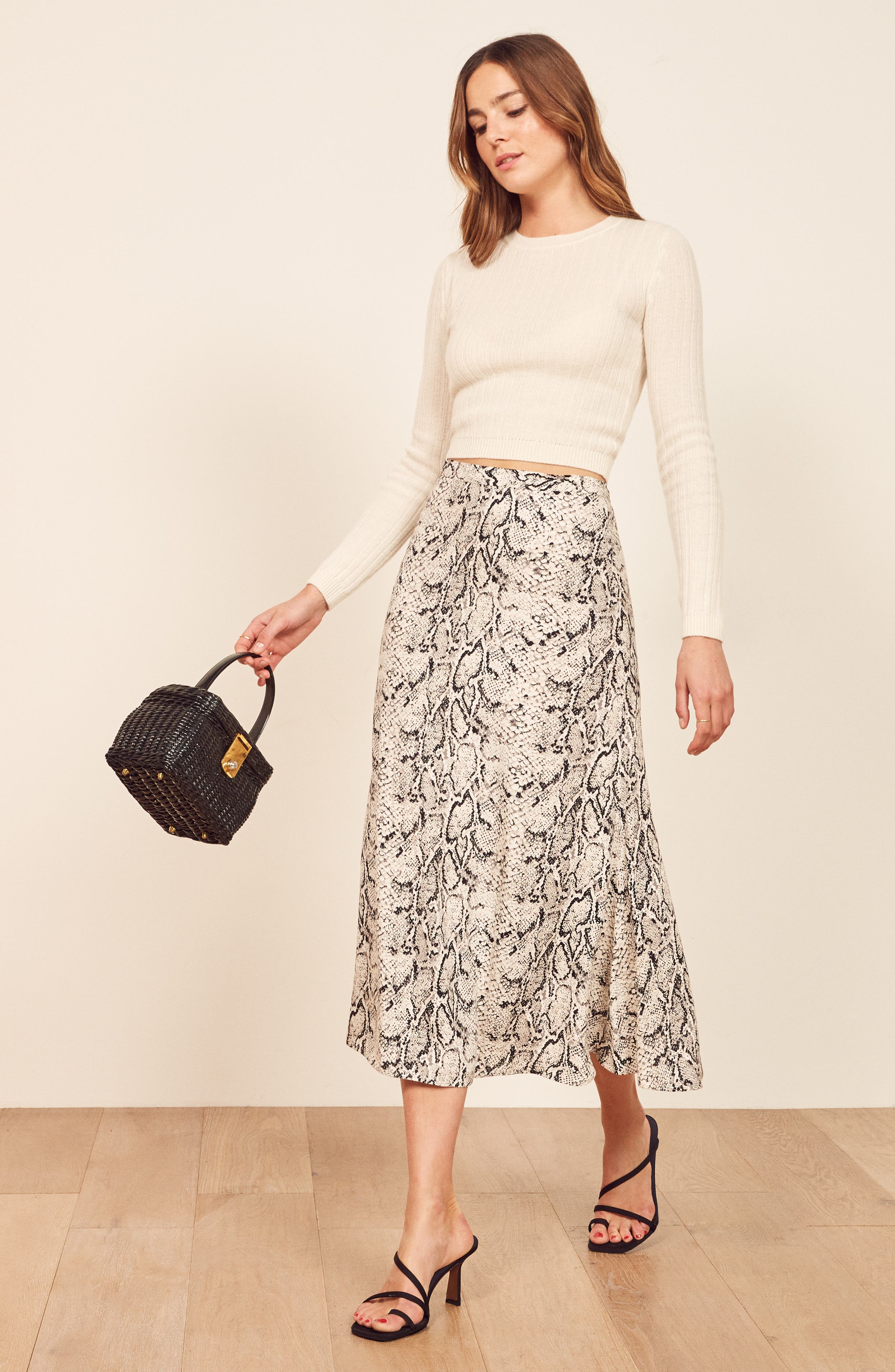 REFORMATION Bea Midi Skirt Nordstrom Rack
