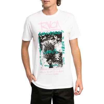 Rvca Chaos Cactus Graphic T-Shirt, Ivory