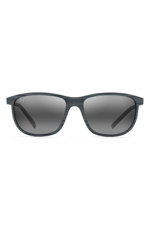 Maui Jim Lele Kawa Classic Sun 58mm PolarizedPlus2® Sunglasses in Grey Stripe/Neutral Grey