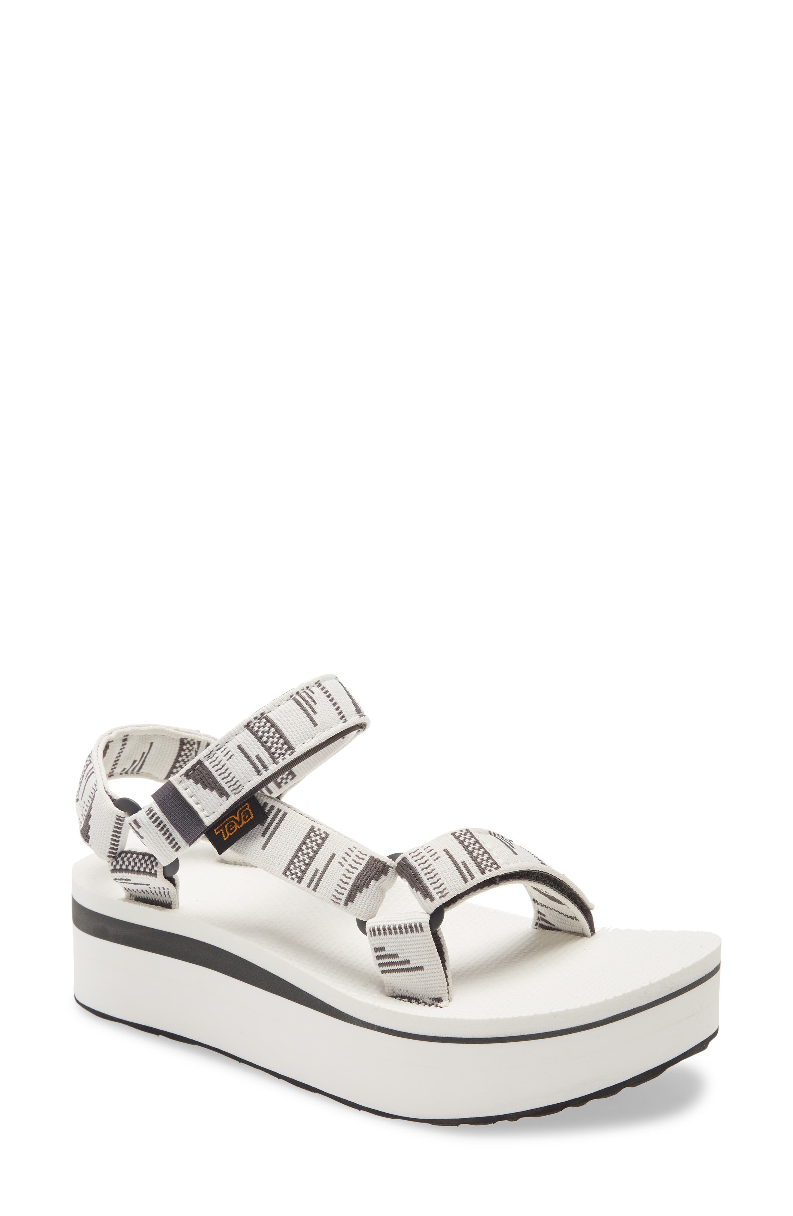 white sport sandals