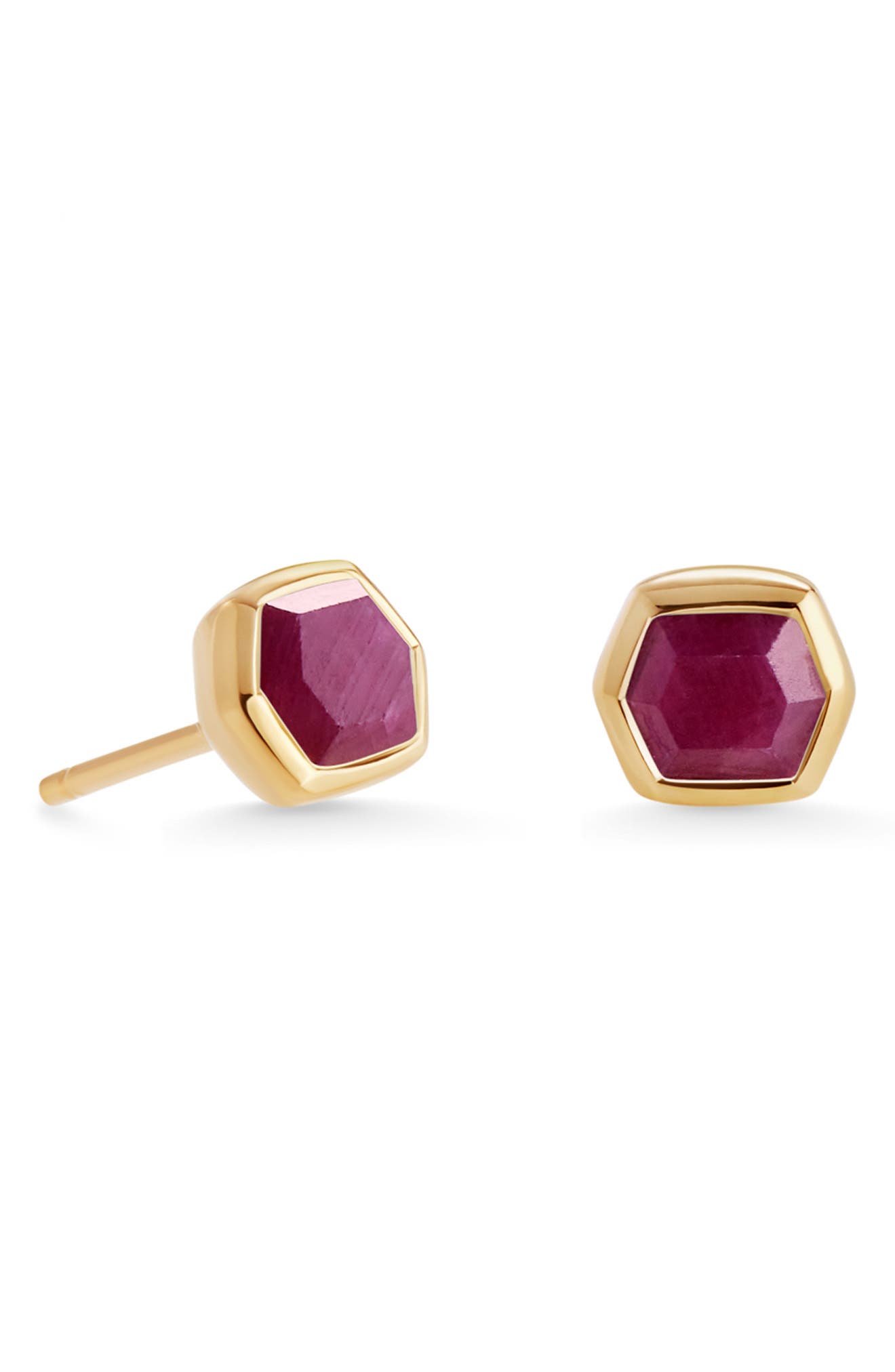 gold ruby earrings price