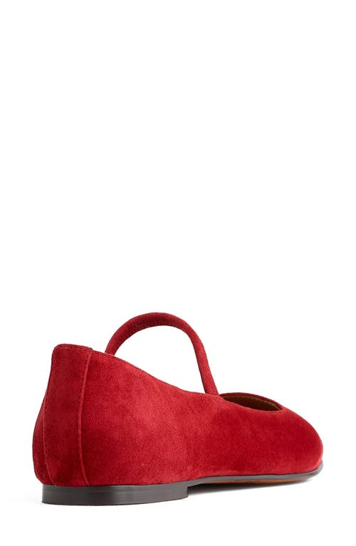 Madewell The Greta Ballet Flat In Ruby Port