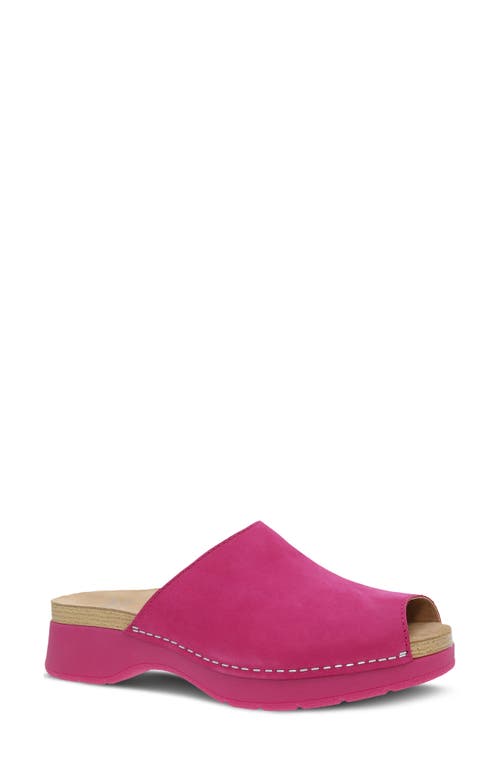 Ravyn Peep Toe Platform Sandal in Fuchsia