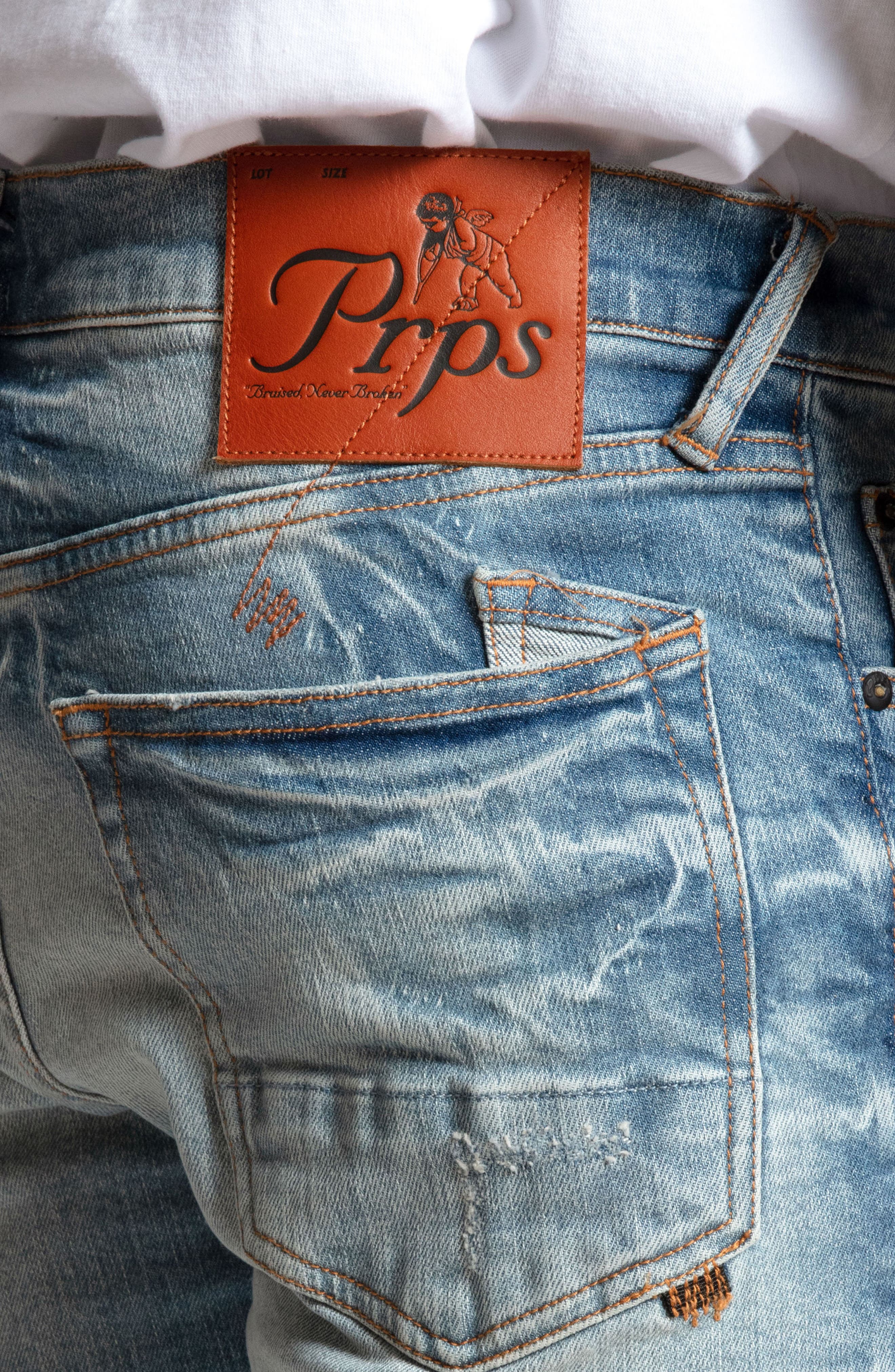 PRPS Le Sabre Distressed Slim Stretch 