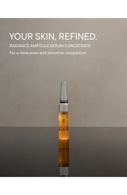 Babor Radiance Ampoule Serum Concentrate 7 X 0.06 Oz. In No Color