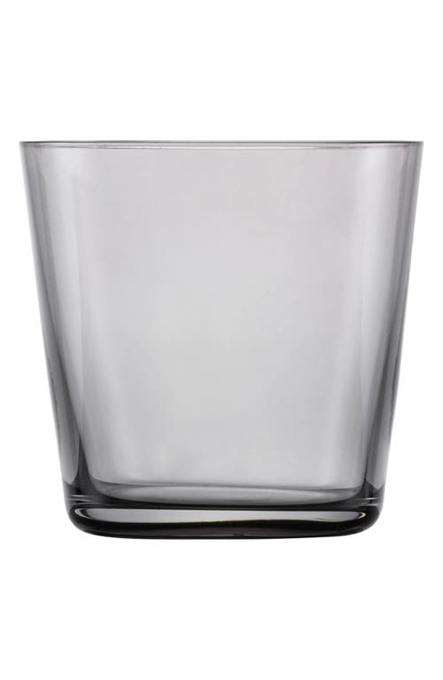 Fortessa Together Set Of 4 Tritan Crystal Double Old Fashioned Glasses In Graphite