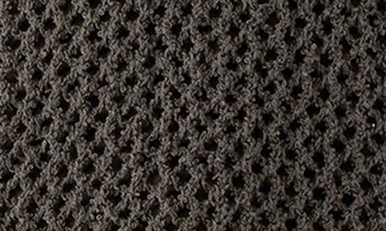 Shop Eileen Fisher Open Stitch Crewneck Organic Cotton Sweater In Grove