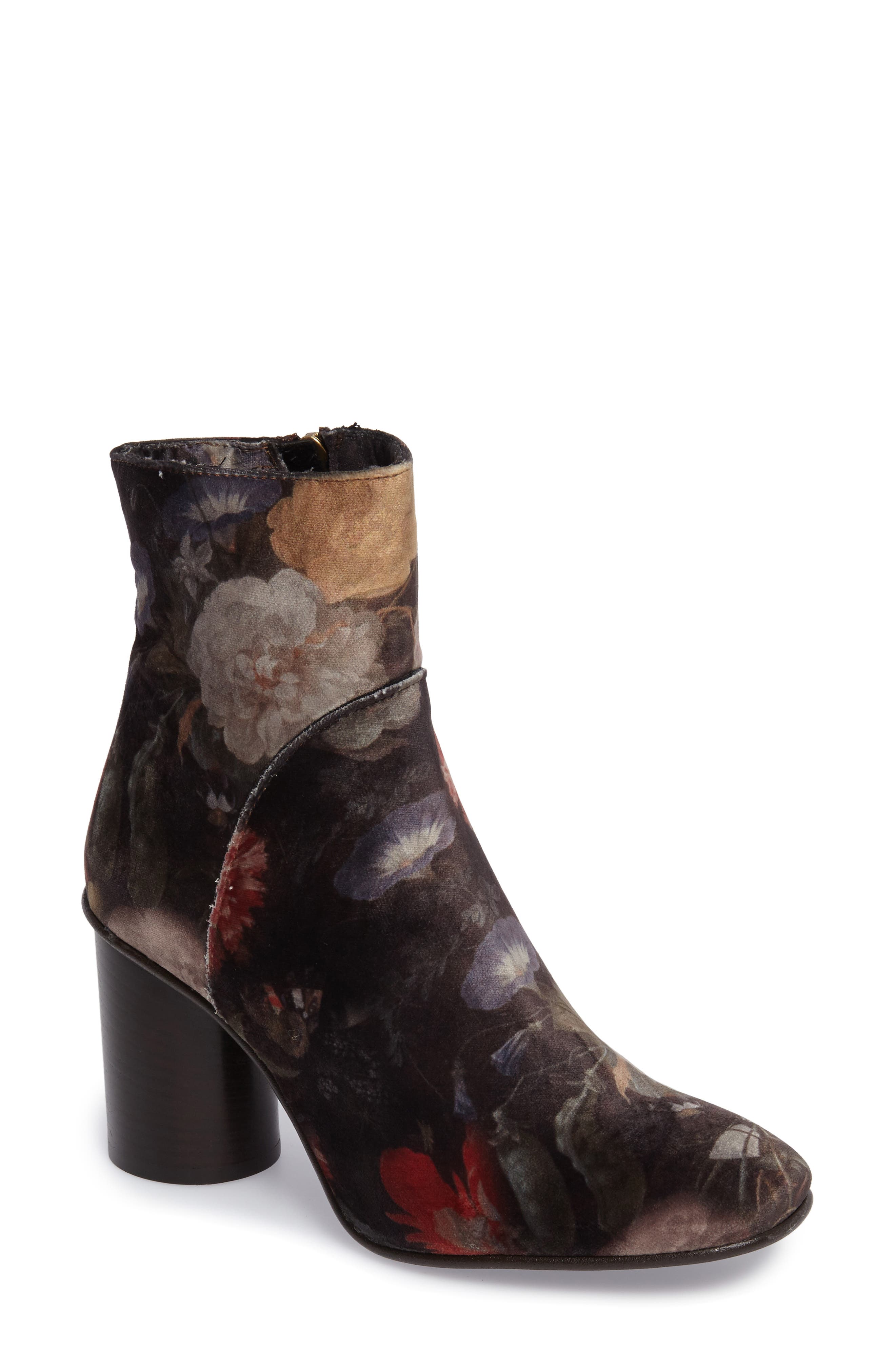 mia floral booties