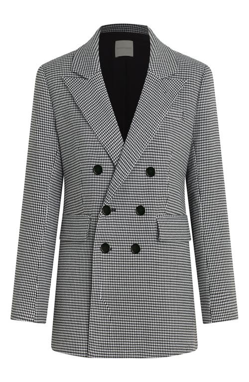 FAVORITE DAUGHTER FAVORITE DAUGHTER THE PHOEBE HOUNDSTOOTH DOUBLE BREASTED BLAZER
