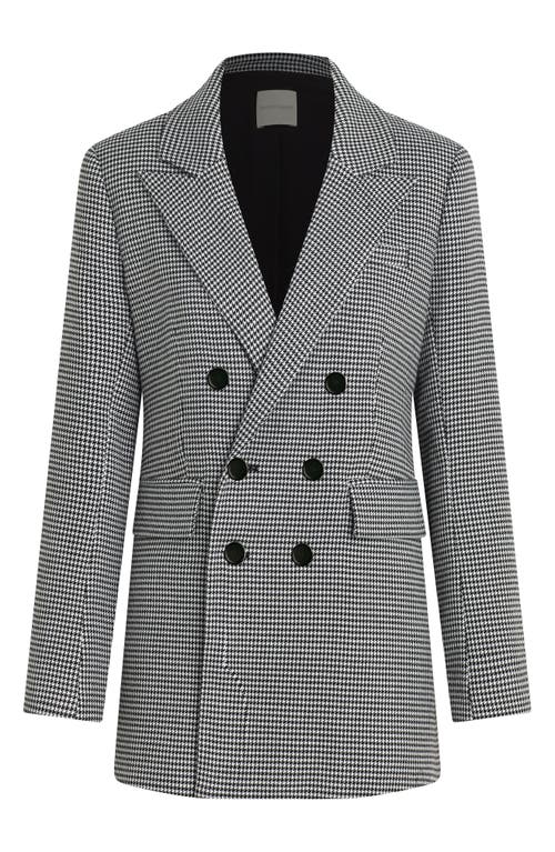 FAVORITE DAUGHTER FAVORITE DAUGHTER THE PHOEBE HOUNDSTOOTH DOUBLE BREASTED BLAZER 