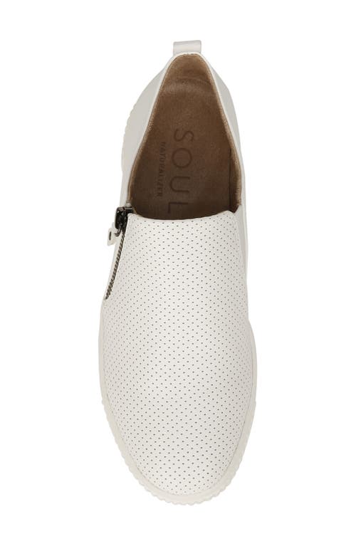 Shop Soul Naturalizer Turner Perforated Platform Sneaker In White