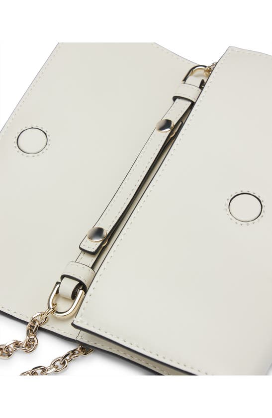 Shop Hugo Boss Ariel Leather Clutch In White