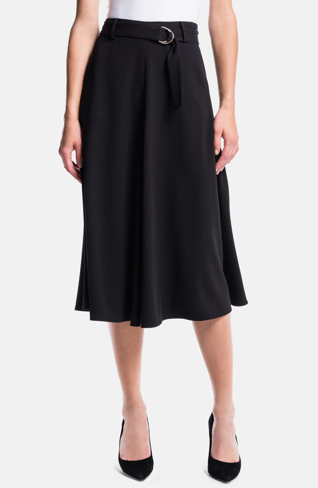 1.STATE Belted Midi Skirt Nordstrom