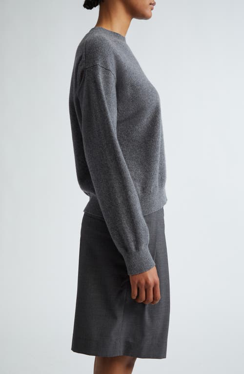 Shop Rohe Róhe Open Armhole Convertible Sweater In Mid Grey Melange