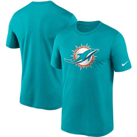 Miami Dolphins New Era Combine Authentic Performance Pullover Hoodie-Aqua