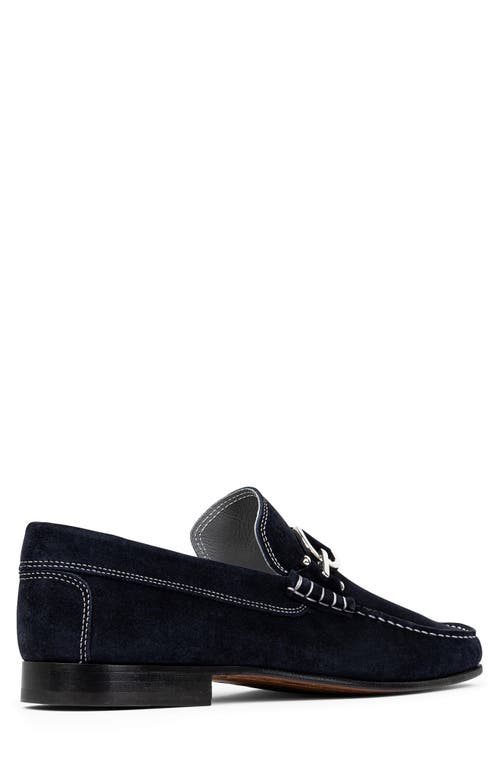 Shop Donald Pliner Dacio Bit Loafer In Navy