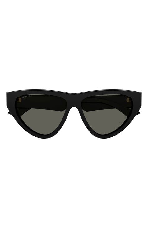 58mm Cat Eye Sunglasses