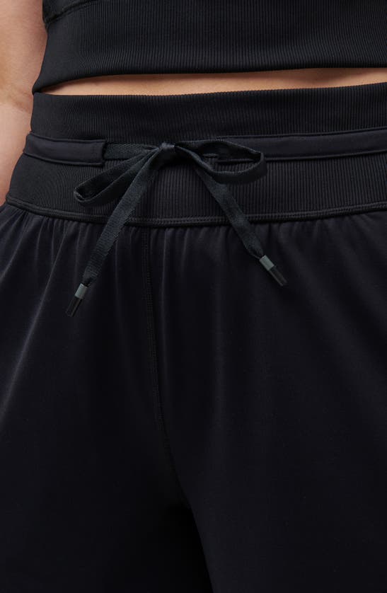 Shop Travismathew Moveknit Drawstring Shorts In Black
