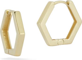 Madewell hexagon sales stud earrings