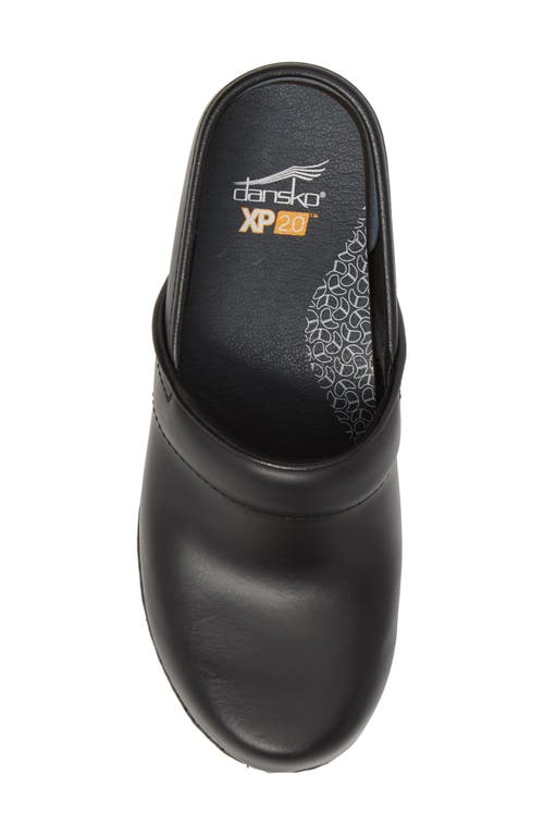Dansko Pro Xp 2.0 Clog In Black Waterproof Leather