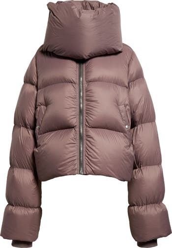 Funnel Neck Down Puffer Jacket