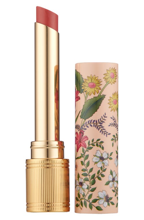 Gucci Gorgeous Flora Glow & Care Shine Lipstick in 208 They Met In Argentina