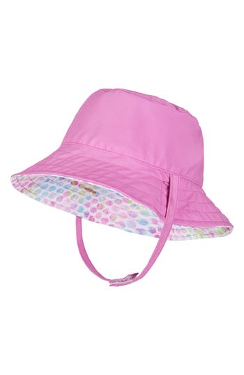 Shop Andy & Evan Kids' Reversible Bucket Hat In Pink Tie Dye