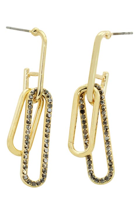 Poet and The Bench Metal Atelier Chain Link Earrings